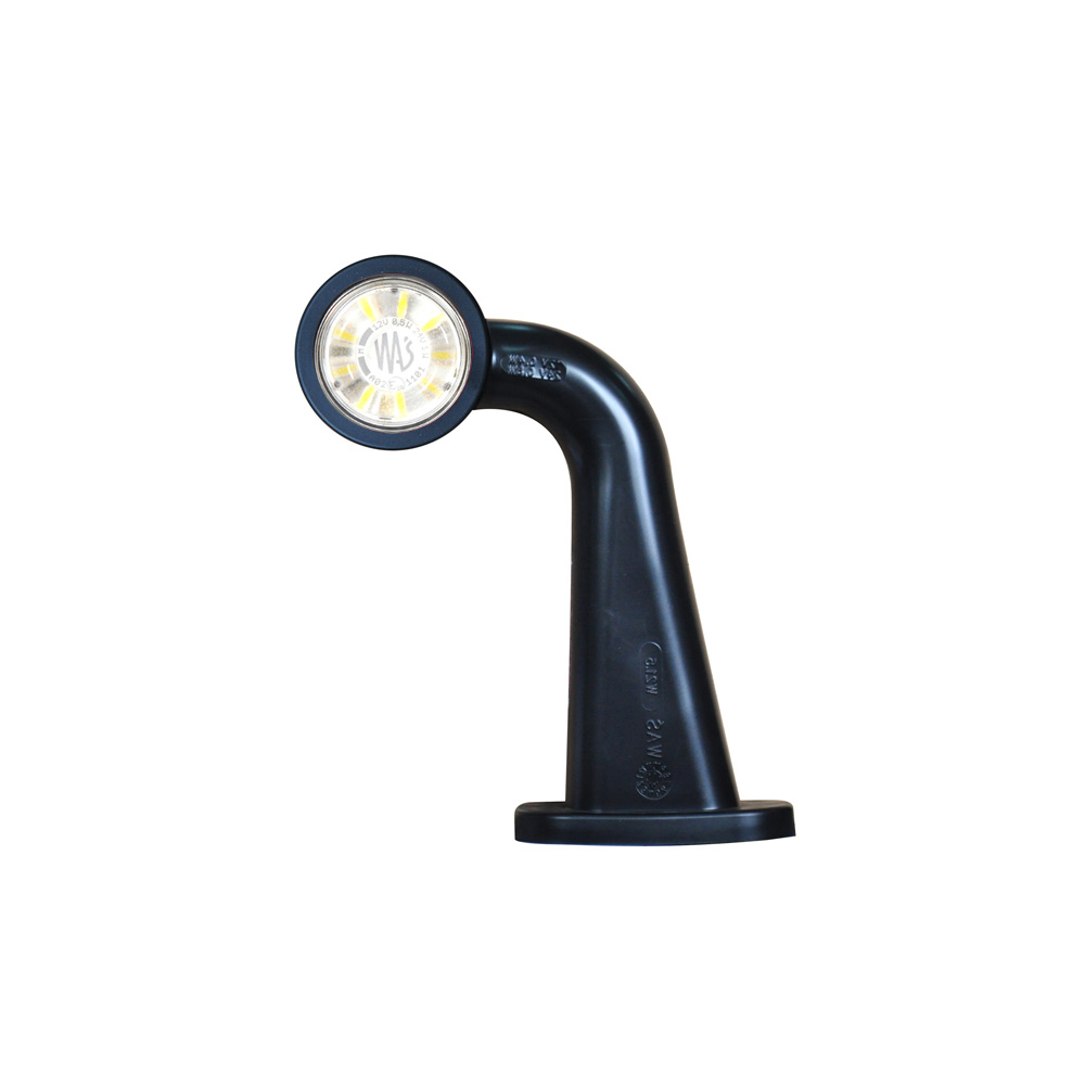 Lampa gabarit LED, cu brat, 499BCL W21.5W, 12V-24V, pozitie alb / rosu stanga, WAS 43407