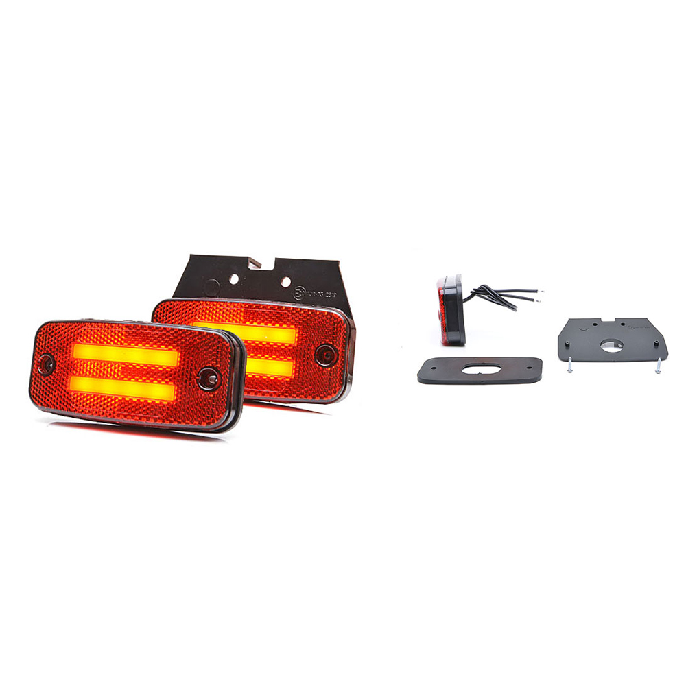 Lampa gabarit LED, 1139 W158, 12V-24V, pozitie rosu, WAS 43471