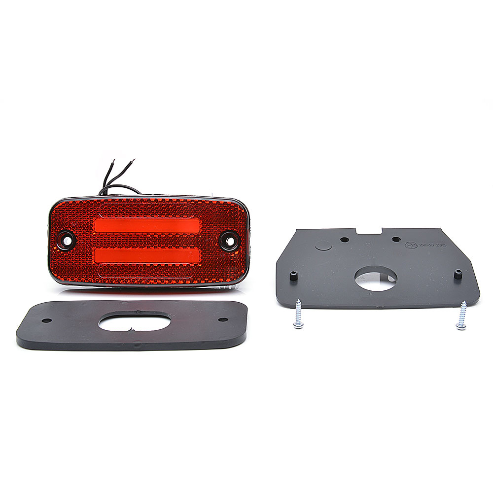 Lampa gabarit LED, 1139 W158, 12V-24V, pozitie rosu, WAS 43471