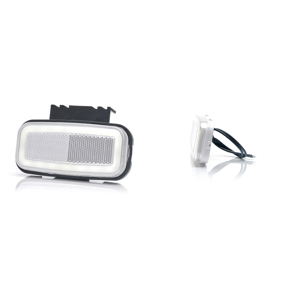 Lampa gabarit LED, 1404 W199, 12V-24V, pozitie alb, WAS 43512