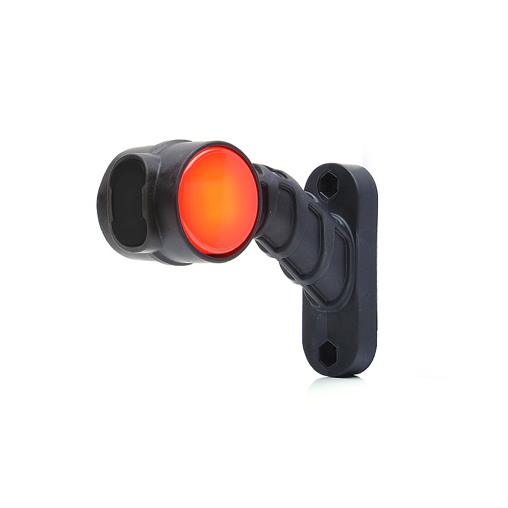 Lampa gabarit LED, cu brat, 1096L W148.2, 12V-24V, pozitie alb / rosu stanga, WAS 43459