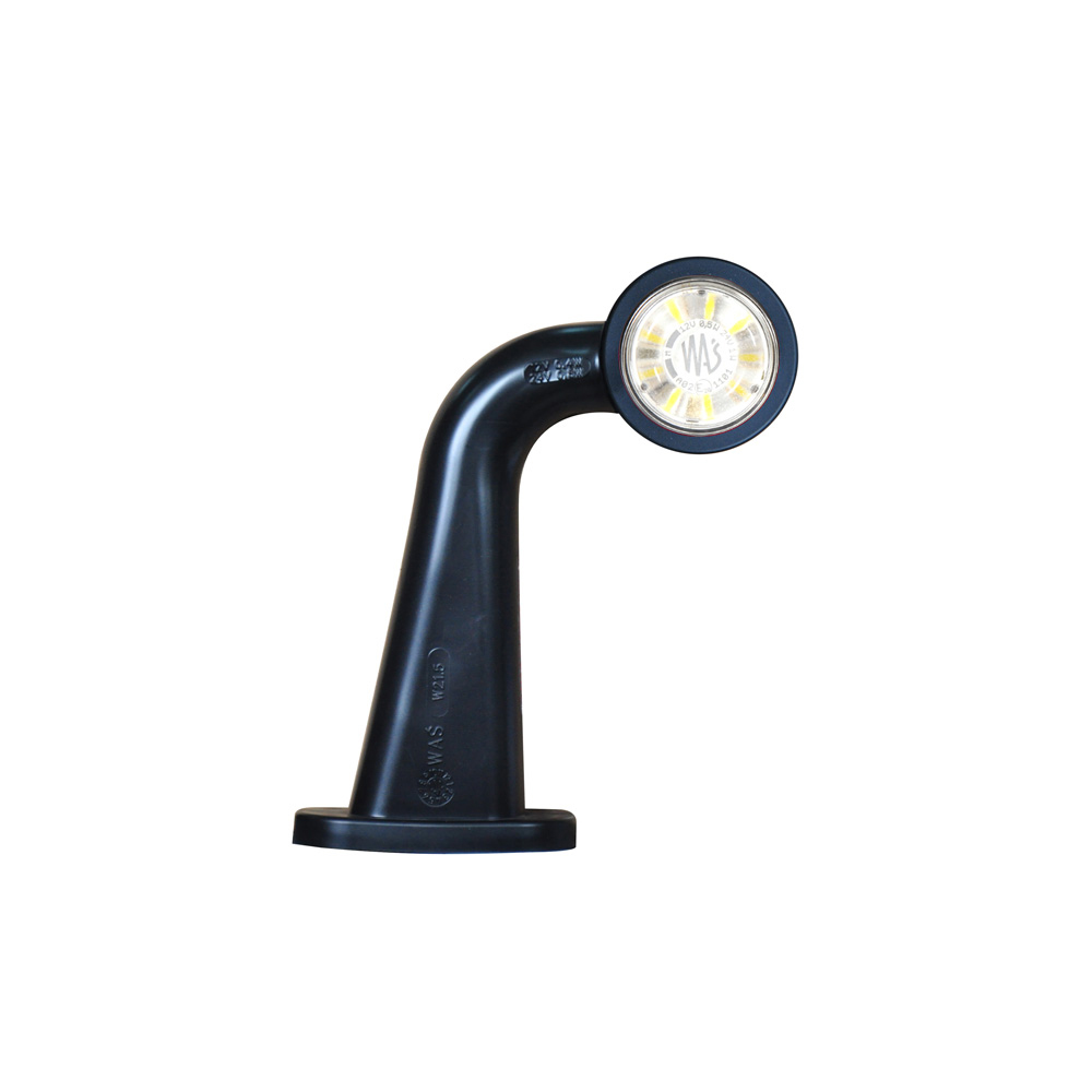 Lampa gabarit LED, cu brat, 499BCP W21.5W, 12V-24V, pozitie alb / rosu, dreapta, WAS 43408