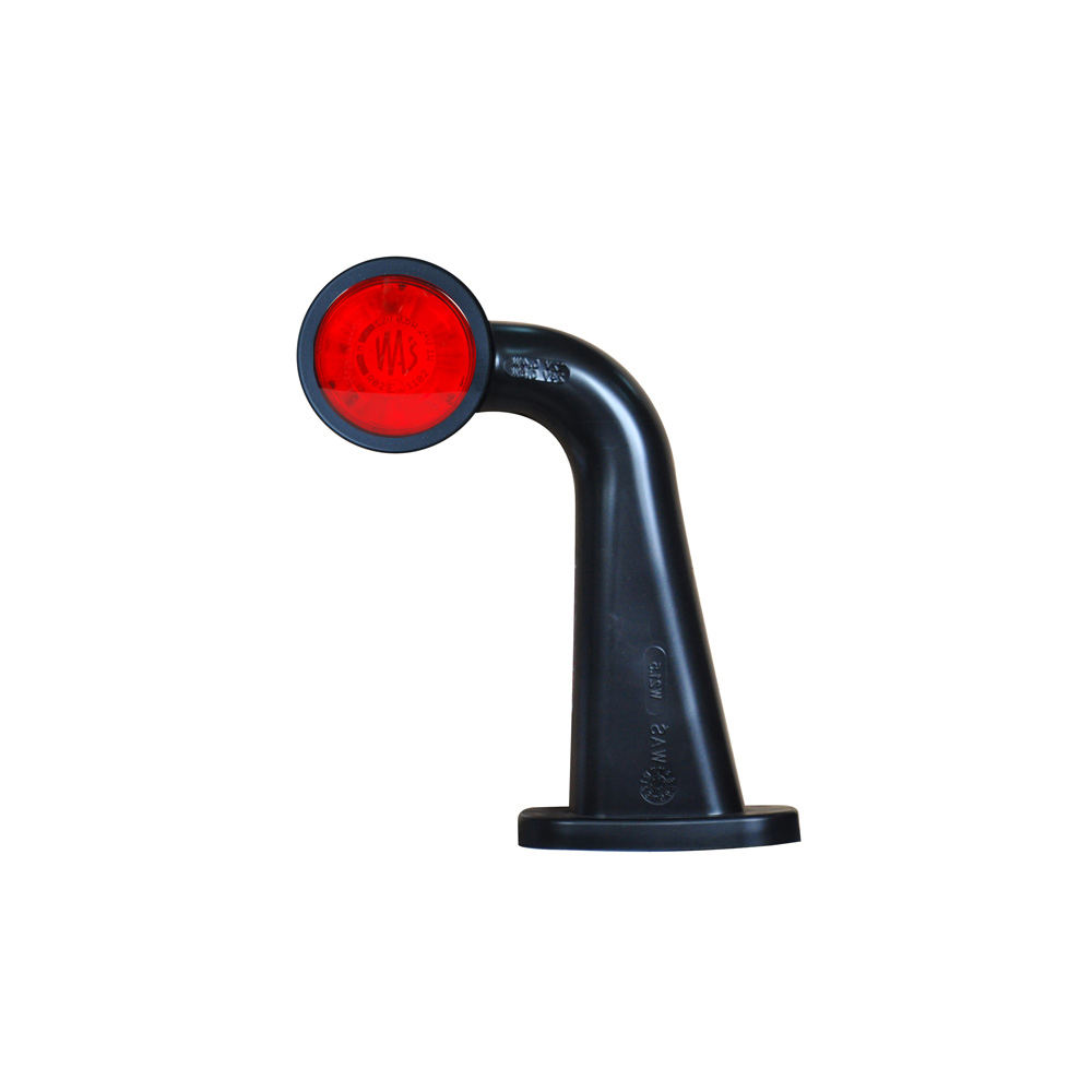 Lampa gabarit LED, cu brat, 499BCP W21.5W, 12V-24V, pozitie alb / rosu, dreapta, WAS 43408