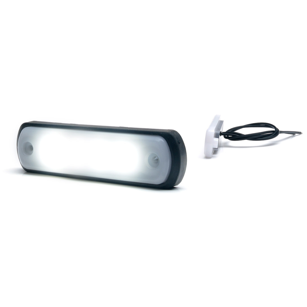 Lampa gabarit LED, 1343 W189N, 12V-24V, pozitie alb, WAS 43502