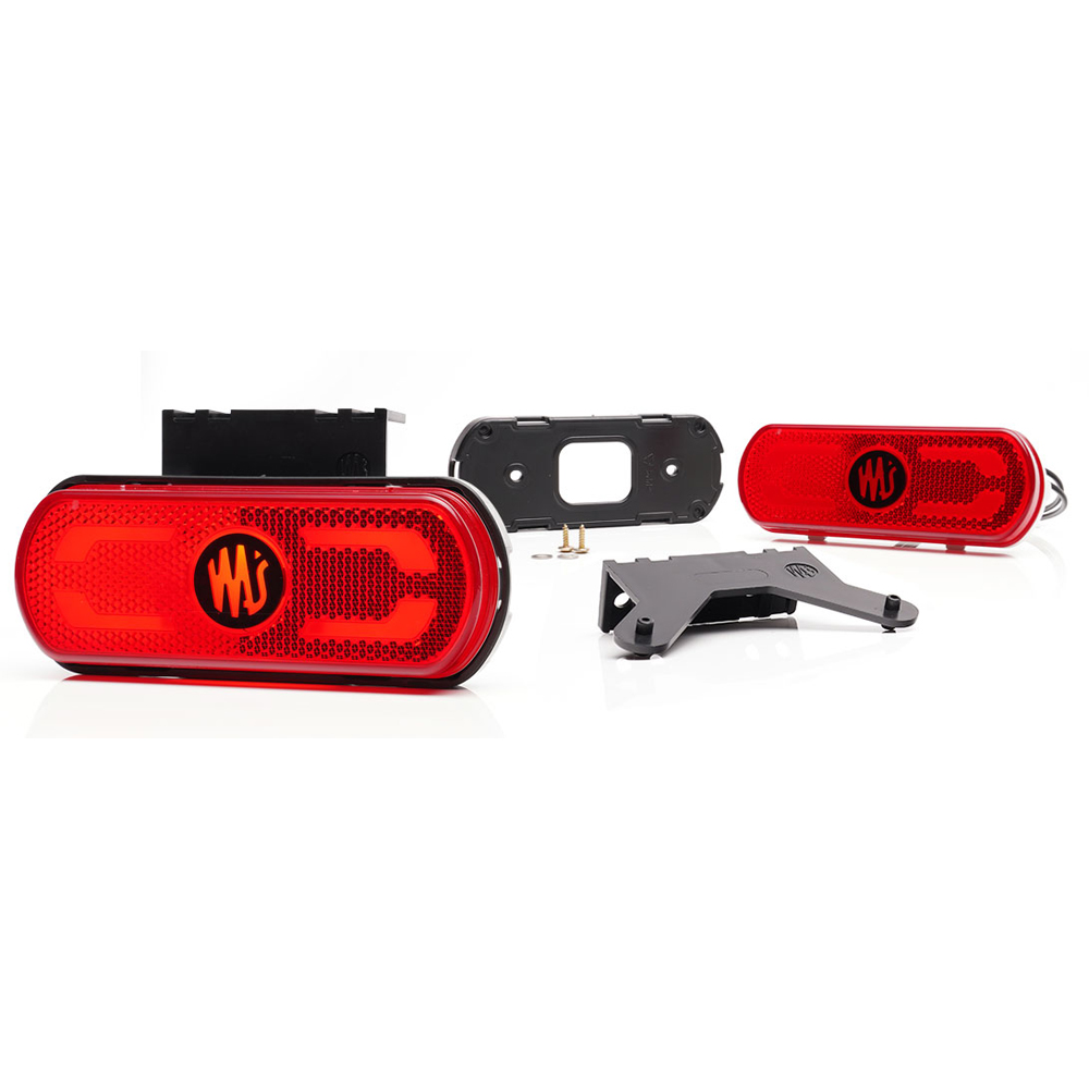Lampa gabarit LED, 1599 W240, 12V-24V, pozitie rosu, WAS 43521