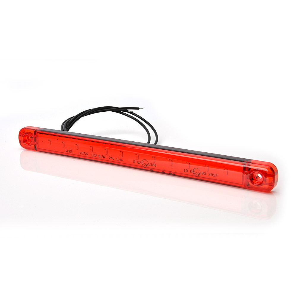 Lampa gabarit LED, 721 W97.5, 12V-24V, pozitie rosu, WAS 43423