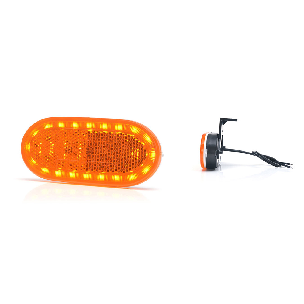Lampa gabarit LED, 1386 W197, 12V-24V, pozitie portocaliu, WAS 43504