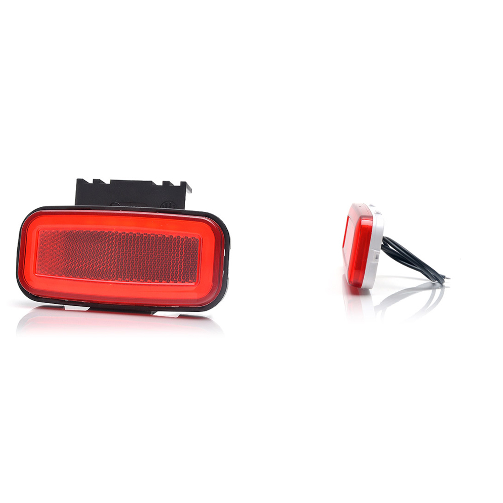 Lampa gabarit LED, 1403 W199, 12V-24V, pozitie rosu, WAS 43511