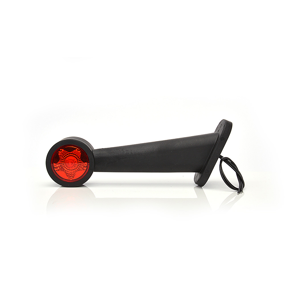 Lampa gabarit LED, cu brat, 875P W21.3Star, 12V-24V, pozitie alb / rosu, dreapta, WAS 43434