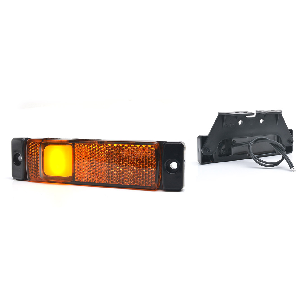 Lampa gabarit LED, 1235 W45, 12V-24V, pozitie portocaliu, WAS 43489