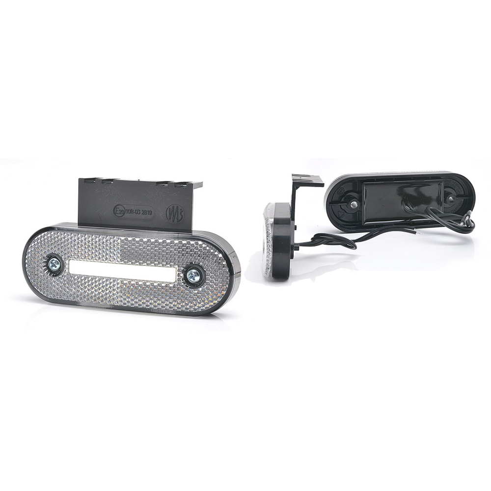 Lampa gabarit LED, 1221 W174, 12V-24V, pozitie alb, WAS 43483