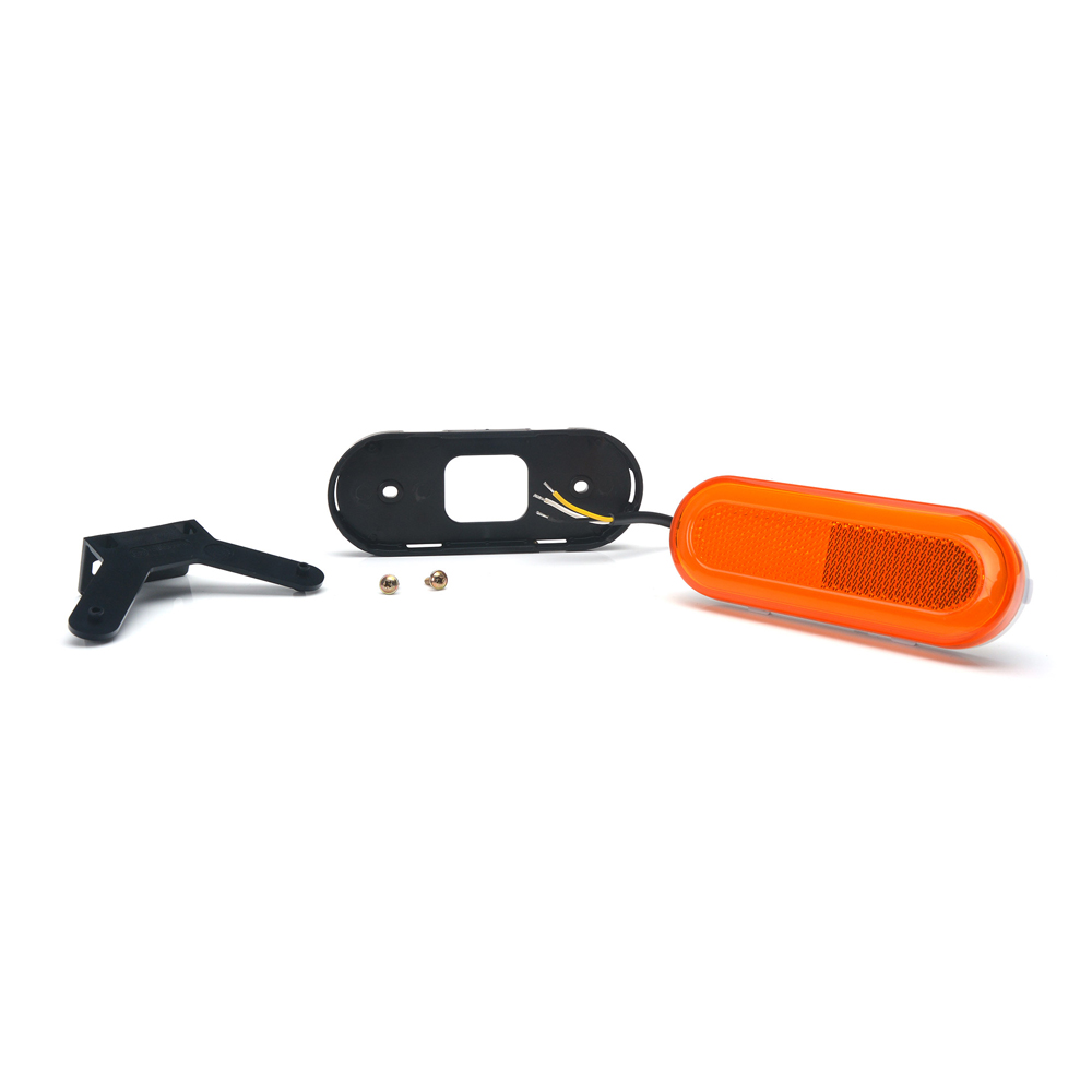 Lampa gabarit LED, 1420 W198, 12V-24V, pozitie portocaliu cu semnalizare, WAS 43513