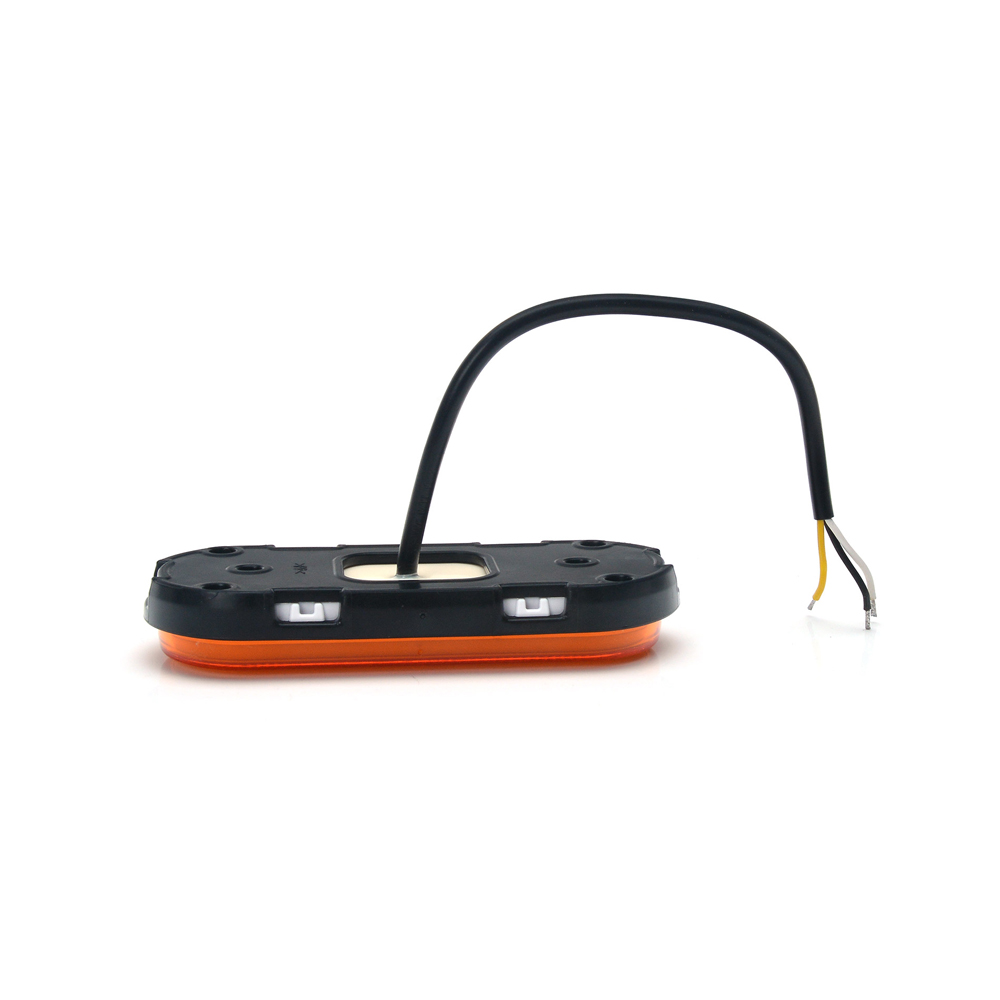 Lampa gabarit LED, 1420 W198, 12V-24V, pozitie portocaliu cu semnalizare, WAS 43513