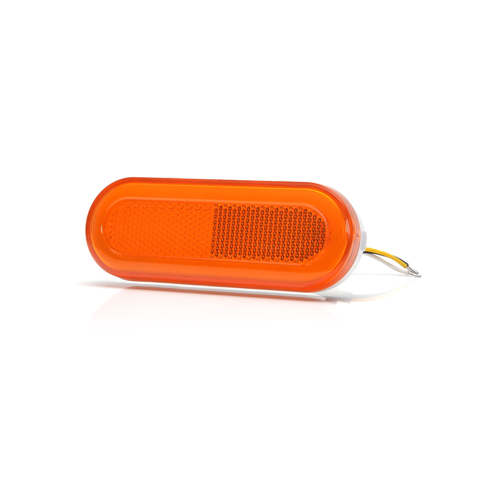 Lampa gabarit LED, 1420 W198, 12V-24V, pozitie portocaliu cu semnalizare, WAS 43513