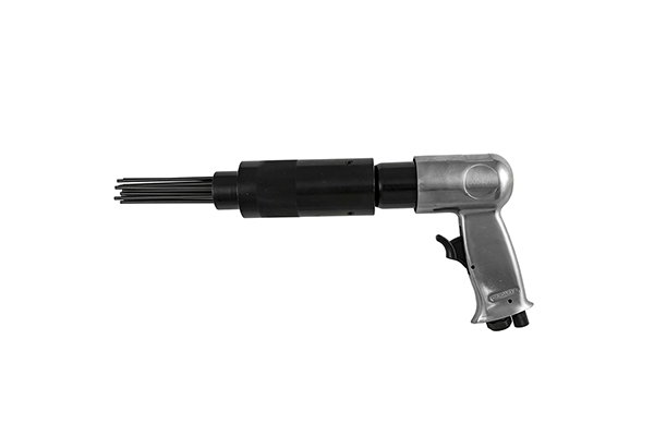 Pistol pneumatic pentru sablat cu 19 ace JBM 53625, viteza de impact 4500 bpm, presiune aer 6.3 bar