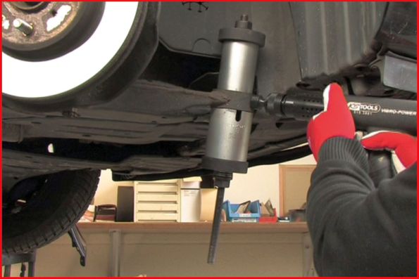 Set ciocan tip dalta cu aer comprimat KS TOOLS 515.3880, functie vibro-impact, 6 piese