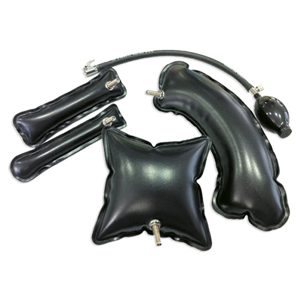 Set de 5 perne pneumatice pentru deschis masini JBM 52077, cu pompa manuala