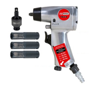 Masina de insurubat pneumatica pentru bujii incandescente KS TOOLS 90846, cu vibratii, prindere 1/4, 5 piese