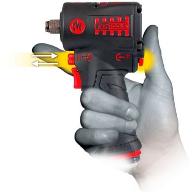 Surubelnita de impact performanta cu aer comprimat KS TOOLS MiniMonster 515.1270, prindere 1/2 inch, cuplu 1390 Nm