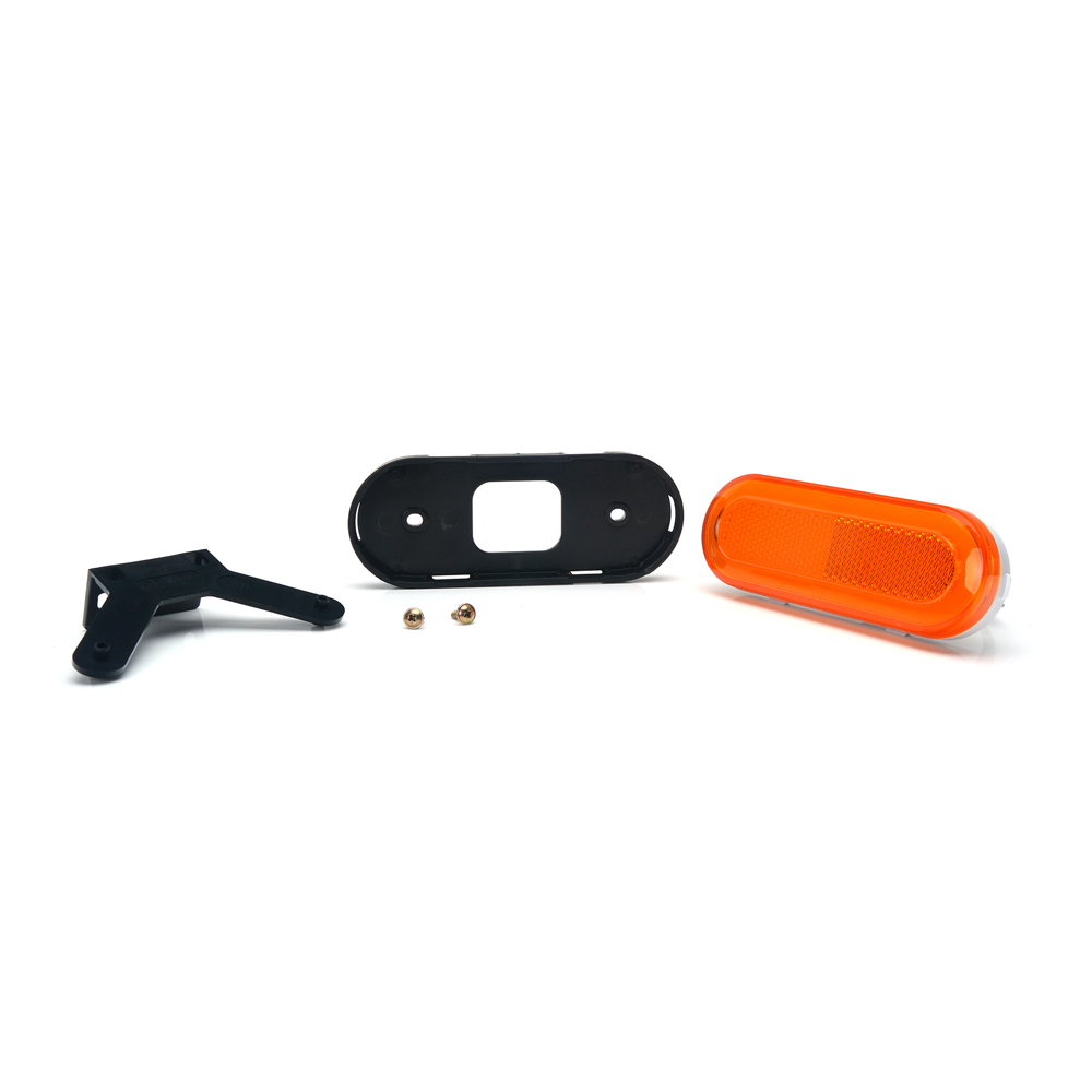 Lampa gabarit LED, 1399 W198, 12V-24V, pozitie, portocaliu, WAS 43507