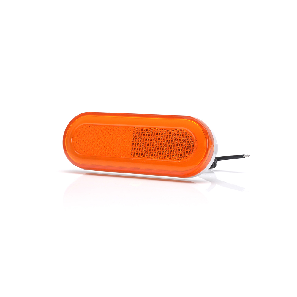Lampa gabarit LED, 1399 W198, 12V-24V, pozitie, portocaliu, WAS 43507