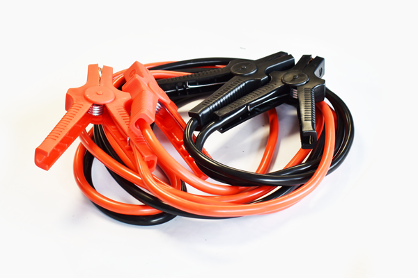 Set 2 cabluri de curent, pornire auto, MEGA DRIVE 10499, voltaj 12/24V, 1200 A, lungime 3.5 metri, cleme tip crocodil izolate