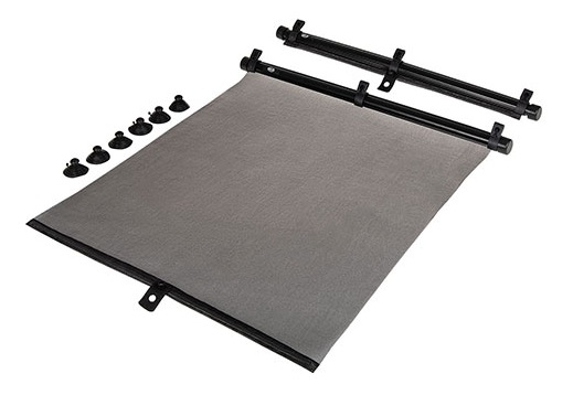 Set 2 jaluzele pentru geamurile laterale ALCA 513100, dimensiuni 42 x 47 cm, vizibilitate completa, montare rapida