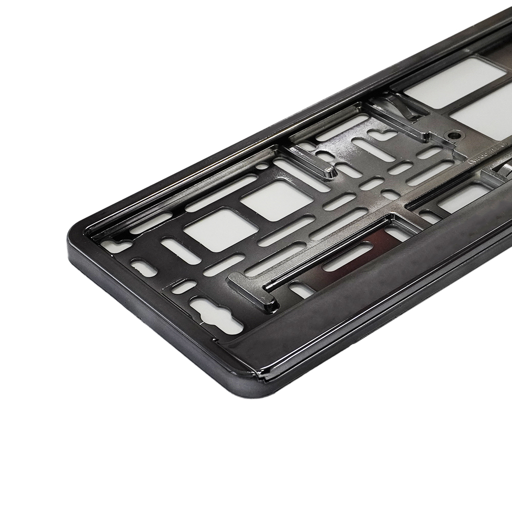 Suport pentru numar inmatriculare auto MEGA DRIVE 45182, grafit metalizat, 1 bucata, polipropilena