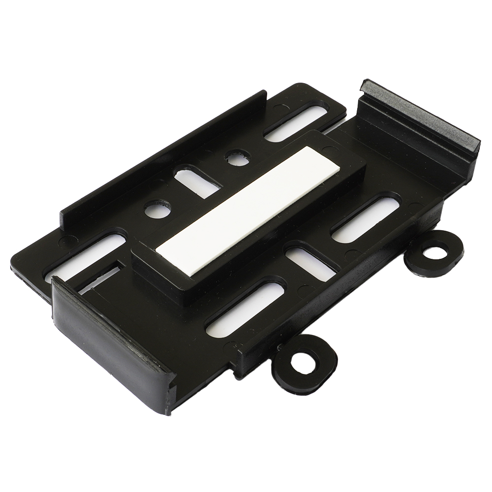 Set 4 suporturi slim pentru numar inmatriculare auto MEGA DRIVE 45194, negru, polipropilena