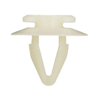 Set 25 clipsuri auto JBM 00619, din plastic, alb