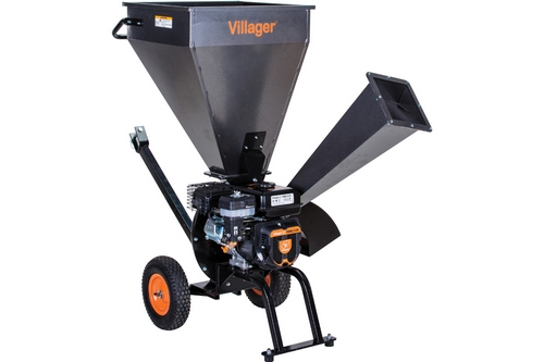 Tocator crengi si resturi vegetale VILLAGER VPC 250 S, motor pe benzina, 4.1 kW