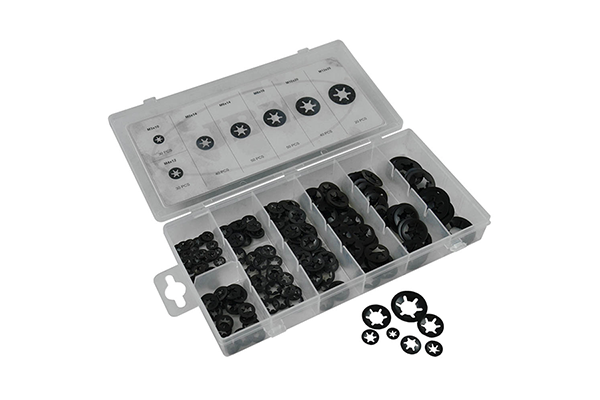 Trusa 260 saibe dintate interior JBM 53373, metal, negru