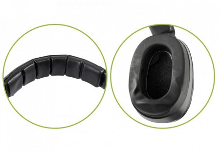 Casti antifoane externe profesionale JBM 46710, pentru protectie auditiva, negre