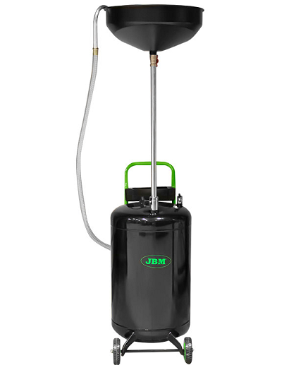 Colector pentru ulei uzat auto JBM 53873, capacitate rezervor 80 litri, capacitate filtru cu sita pentru colectare 10 litri