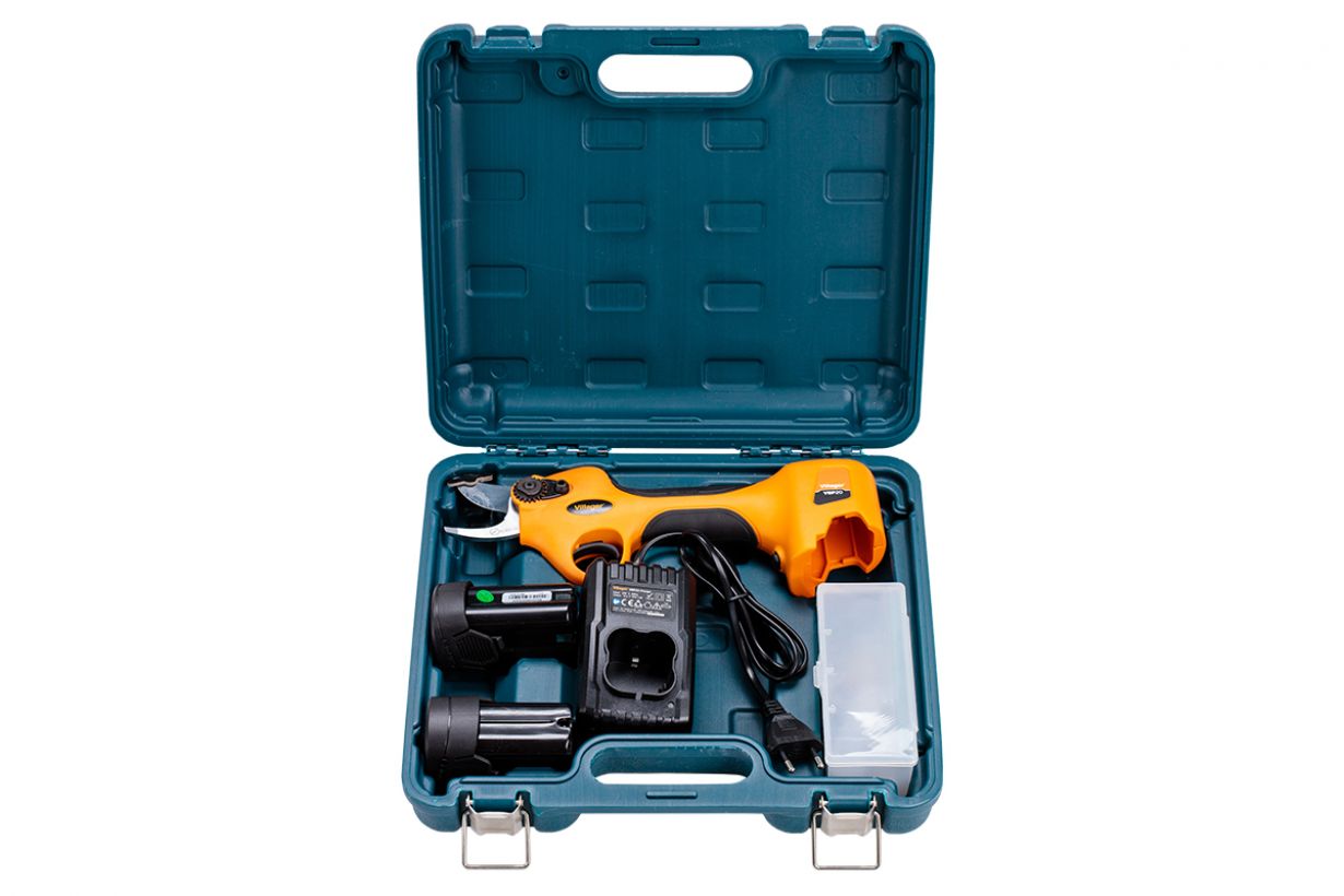 Foarfeca electrica pentru crengi VILLAGER VBP 20, 2 acumulatori Li-ion, 14.4V