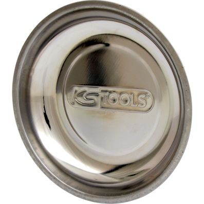 Tava magnetica plata KS TOOLS 800.0150, din otel inoxidabil, diametru 150 mm