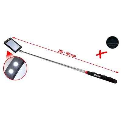 Oglinda flexibila pentru inspectie, KS TOOLS 550.1136, cu Iluminat LED