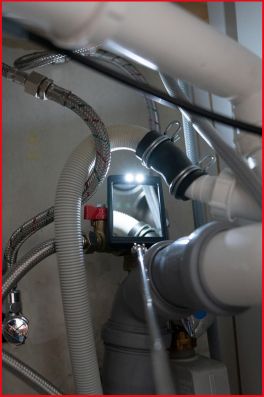 Oglinda flexibila pentru inspectie, KS TOOLS 550.1136, cu Iluminat LED