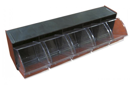Organizator cu 5 compartimente JBM 44526, material plastic, 60 x 16.5 x 13 cm