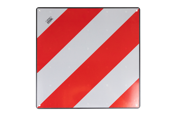 Placa flexibila reflectorizanta pentru avertizare V-20 JBM 42094, 500 x 500 mm, pentru incarcaturi de mari dimensiuni