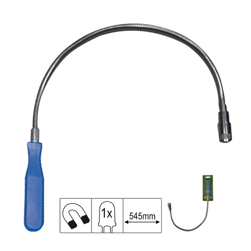 Recuperator extensibil cu magnet JBM 52473, metalic, maner plastic