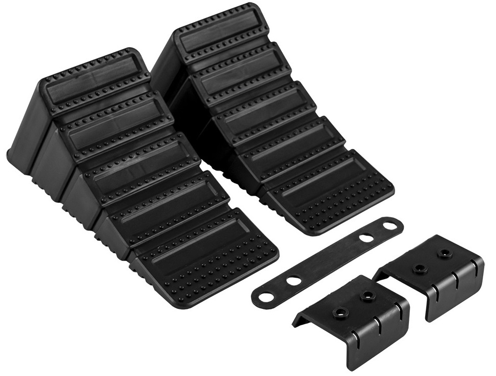 Set 2 bucati cale pentru blocat roti JBM 53508, plastic