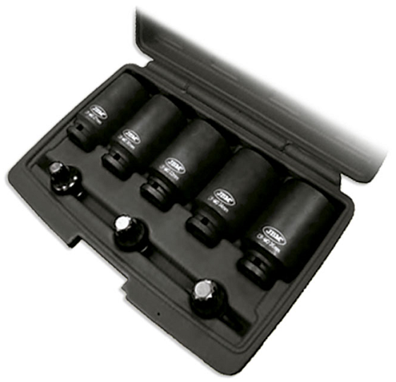 Set 8 tubulare si capete de impact JBM 52547, XZN, 1/2 inch, cutie transport si depozitare