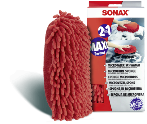 Burete mare 2in1 SONAX 428100, din microfibra