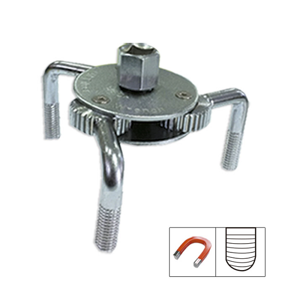 Cheie pentru filtru de ulei JBM 51923, cu picior rotund, magnetic
