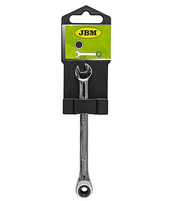 Cheie combinata cu clichet JBM 13468, crom-vanadiu, 11 mm
