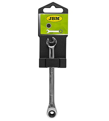 Cheie combinata cu clichet JBM 30676, crom-vanadiu, 9 mm