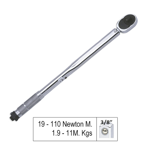 Cheie dinamometrica JBM 51338, prindere 3/8 inch, 19-110 Nm