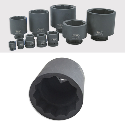 Cheie tubulara de impact JBM 11619, XZN, prindere patrat 1/2 inch, 36 mm