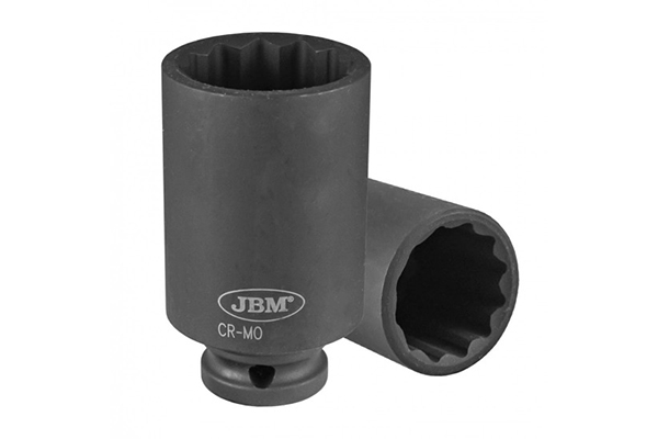 Cheie tubulara de impact JBM 45143, XZN, prindere patrat 1/2 inch, 27 mm